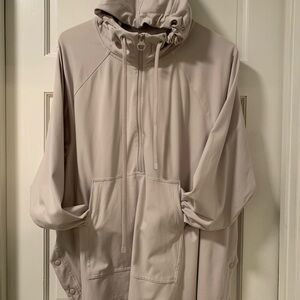 Athleta Light Beige Zip-Up Jacket